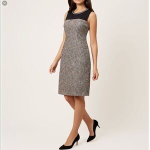 HOBBS Lucia Sleeveless Tweed Dress NWT Size 2
